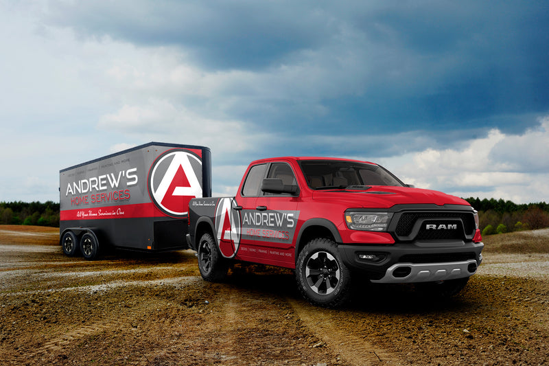 Andrew's truck wrap by Wrap World