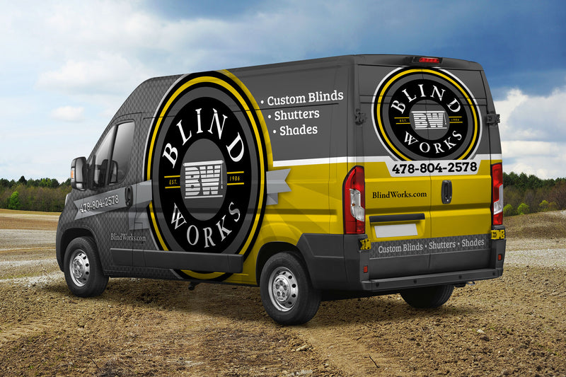 Blind Works van wrap by Wrap World