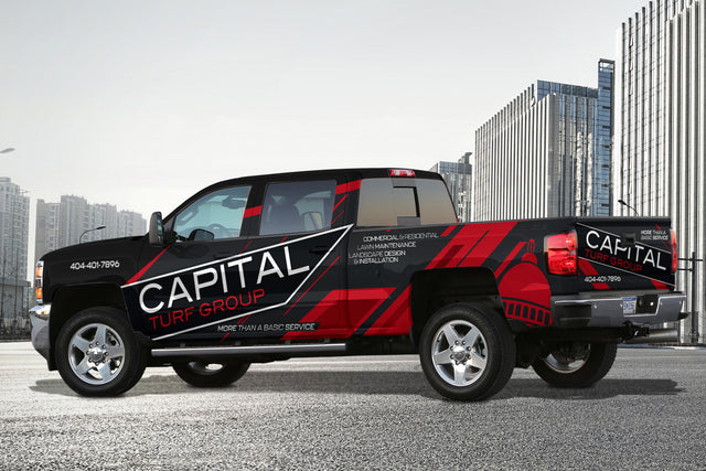 Capital truck wrap by Wrap World