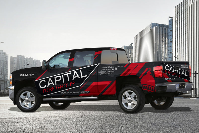 Capital truck wrap by Wrap World