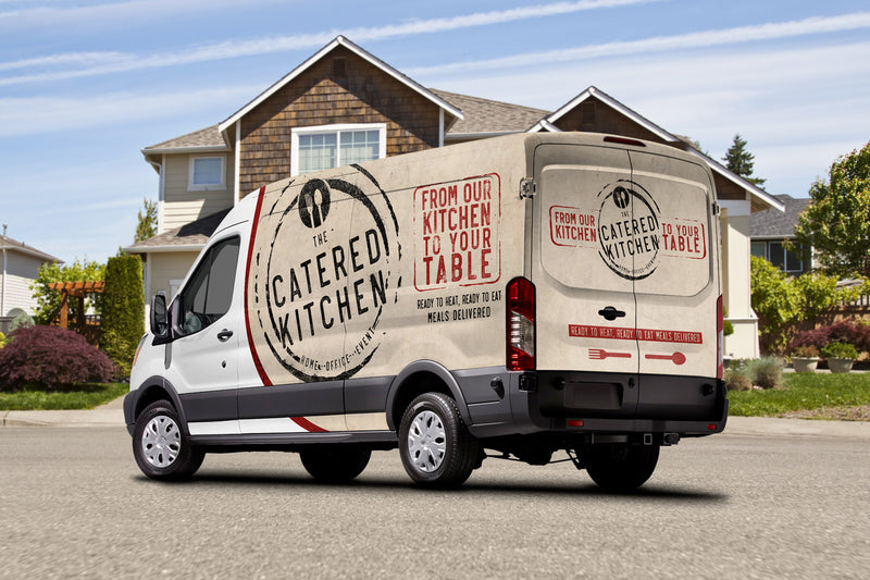 The Catered Kitchen van wrap by Wrap World