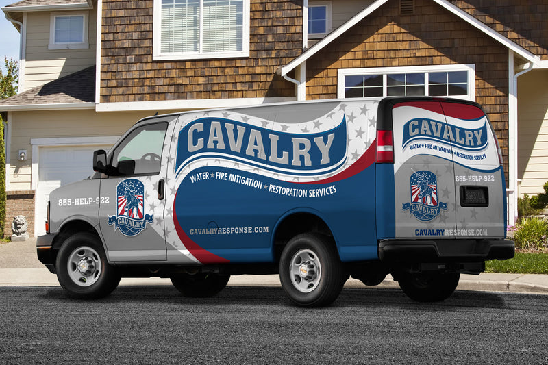 Cavalry van wrap by Wrap World