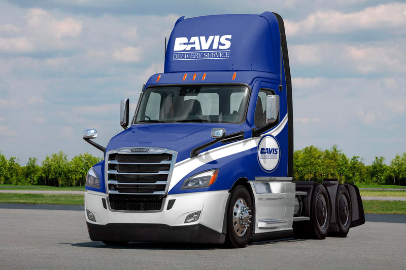 Davis semi truck wrap by Wrap World
