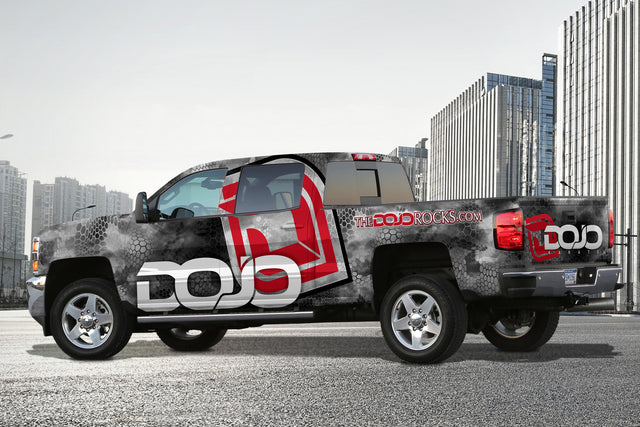 Dojo truck wrap by Wrap World