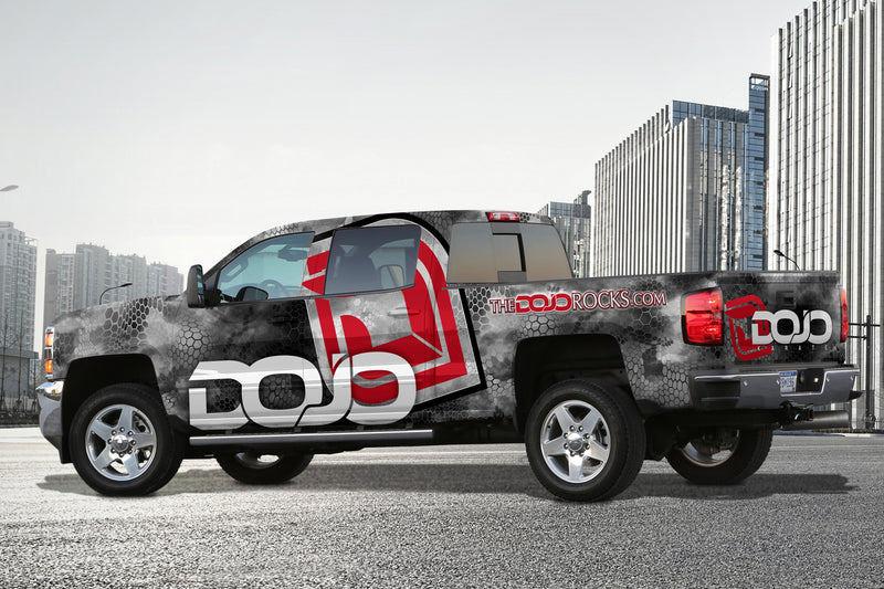 Dojo truck wrap by Wrap World