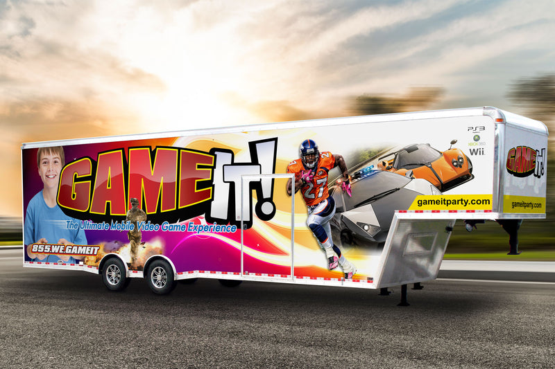 Game It trailer wrap by Wrap World