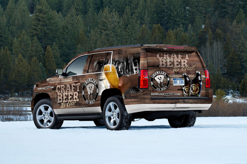 Growlers on Main SUV wrap by Wrap World