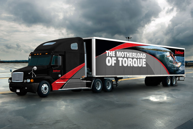 Indmar semi truck wrap by Wrap World