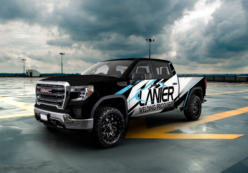 Lanier Welding truck wrap by Wrap World