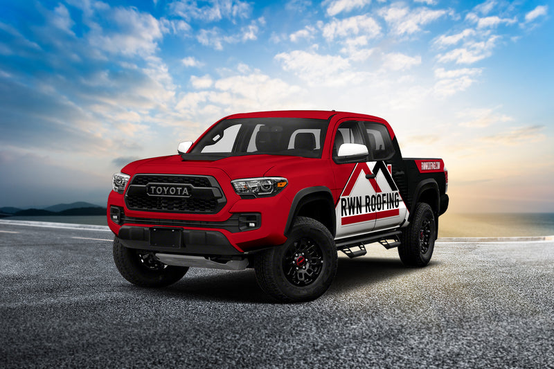 RWN Roofing truck wrap by Wrap World