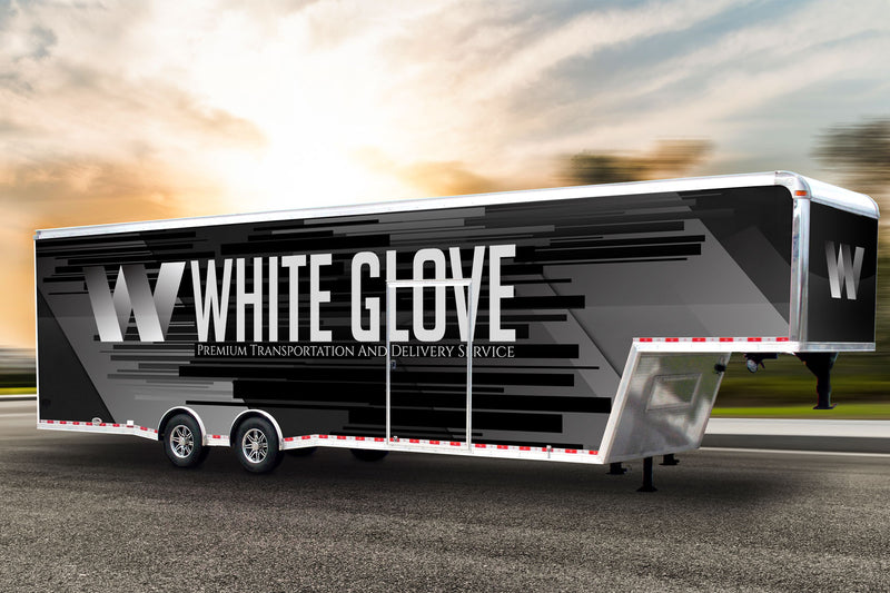 White Glove trailer wrap by Wrap World