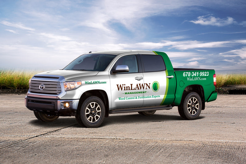 WinLawn truck wrap by Wrap World