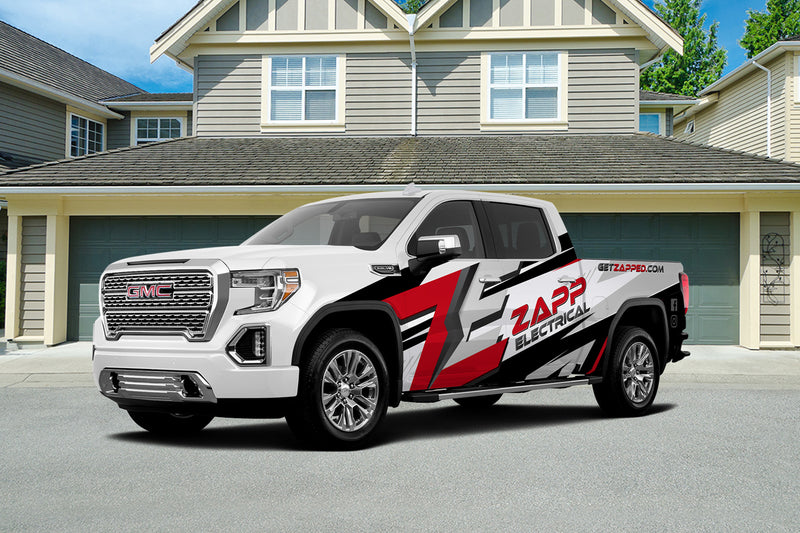 Zapp truck wrap by Wrap World